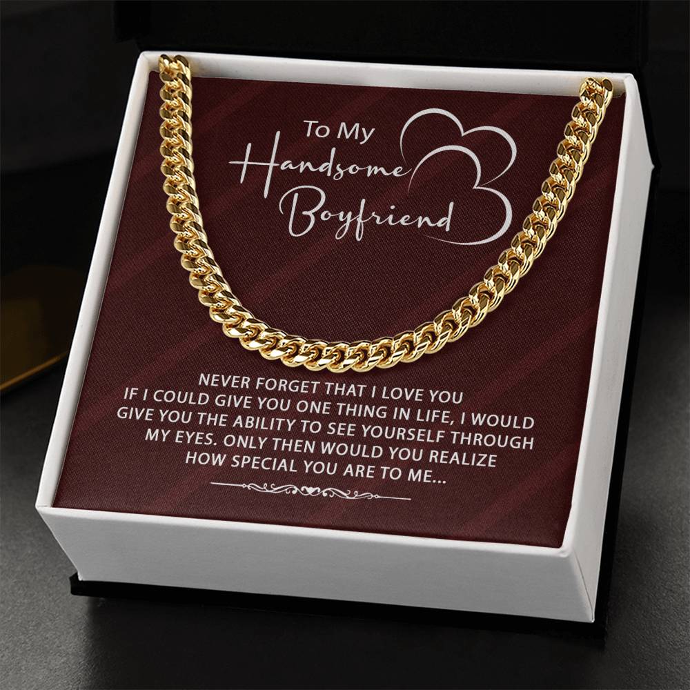 Stylish Gift For Boyfriend ? Cuban Link Chain Necklace