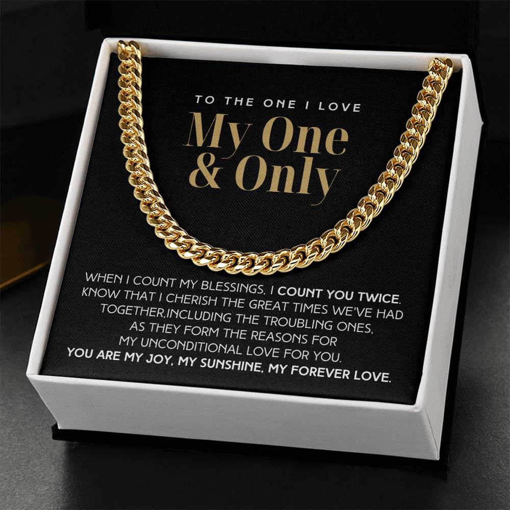 Count You Twice Christmas Gift For Him Link Chain Limited Time Only - Grabs Yours Now! Cuban Link Chain