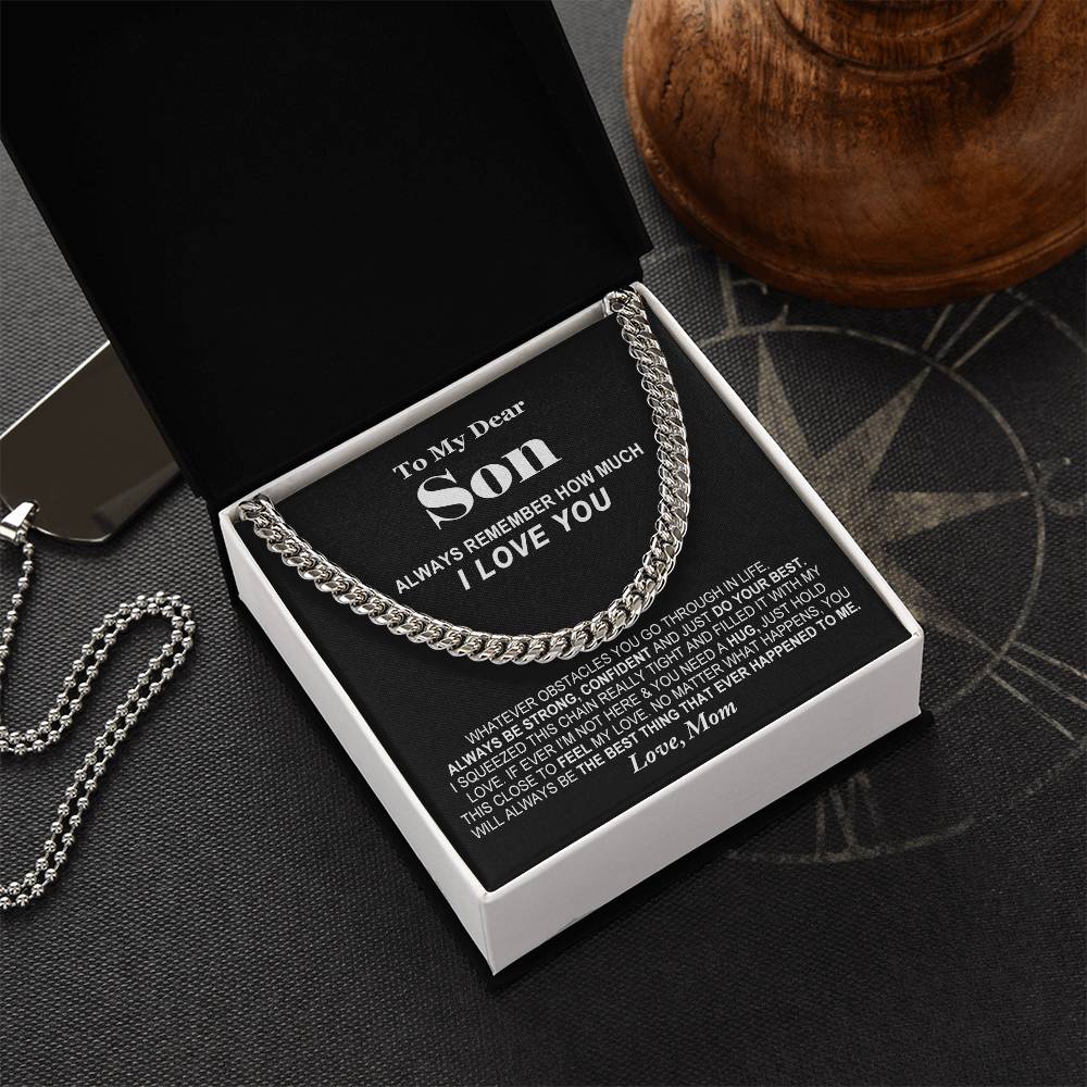 Son - Always Be Strong - Cuban Link Chain