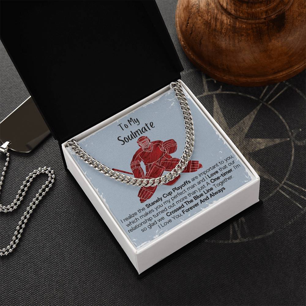 Make Your Soulmate Smile With This Stainless Steel Necklace Cuban Link Chain