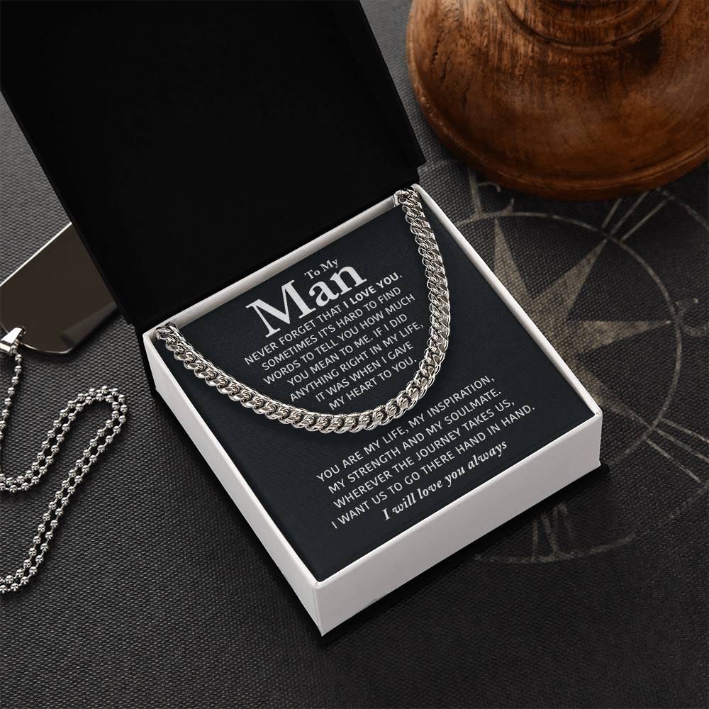 Perfect Gift For Man Cuban Link Chain