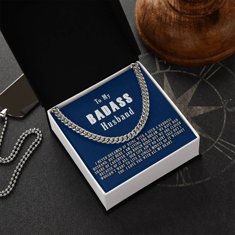 Badass Husband Cuban Link Chain