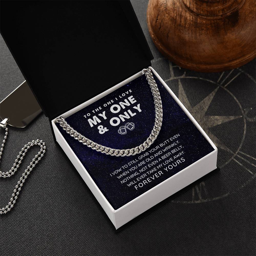 Funny Gift For Him Necklace - Limited Edition - Get Yours Today Cuban Link Chain
