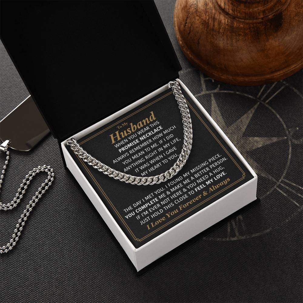 Perfect Gift For Husband Cuban Link Chain
