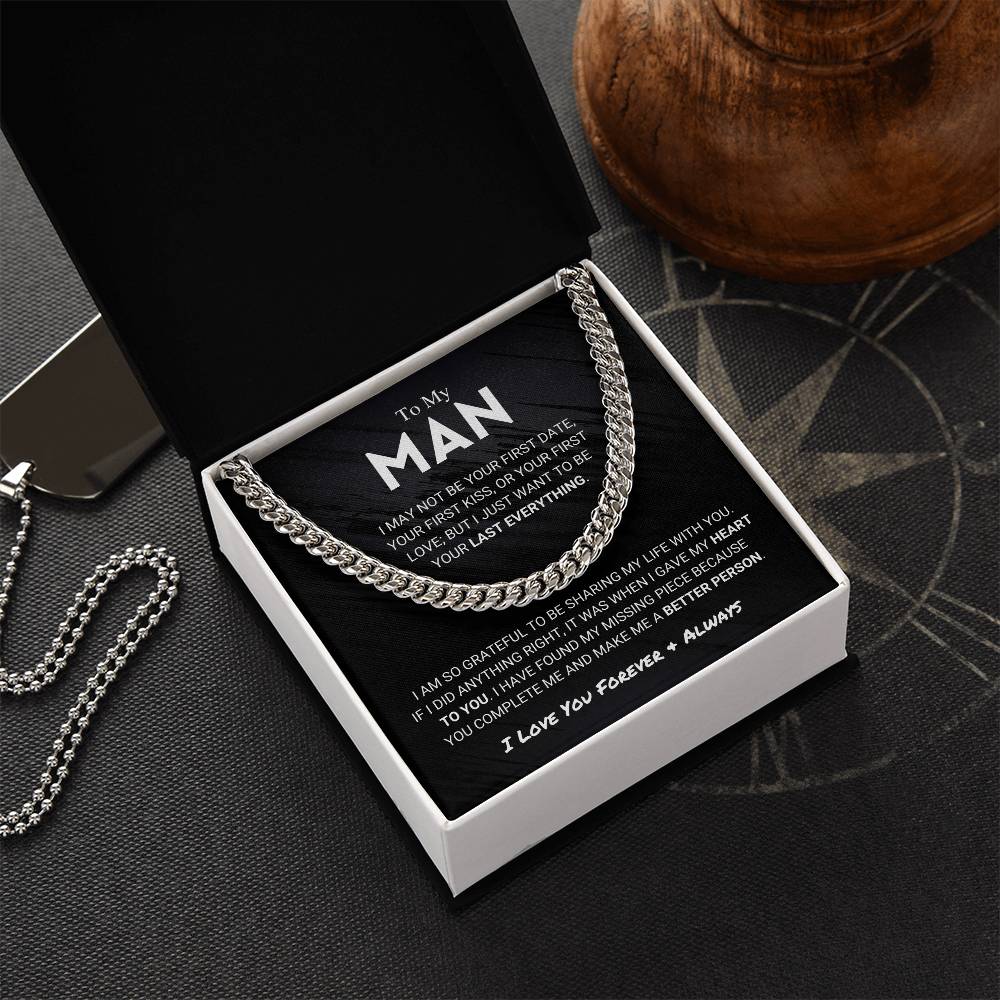 My Man - Better Person - Cuban Link Chain