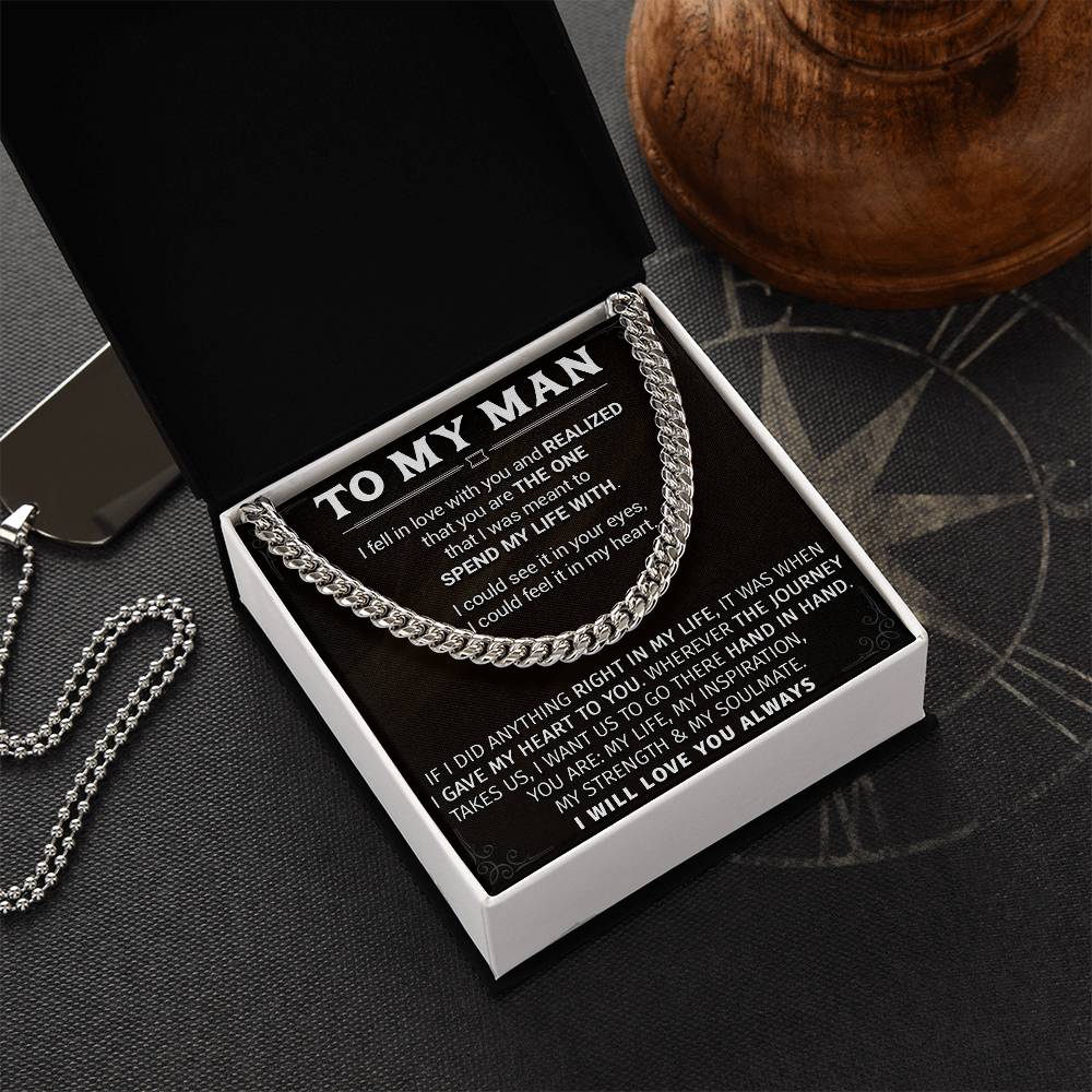 Gift For Your Man - Hand In Hand - Cuban Link Cuban Link Chain