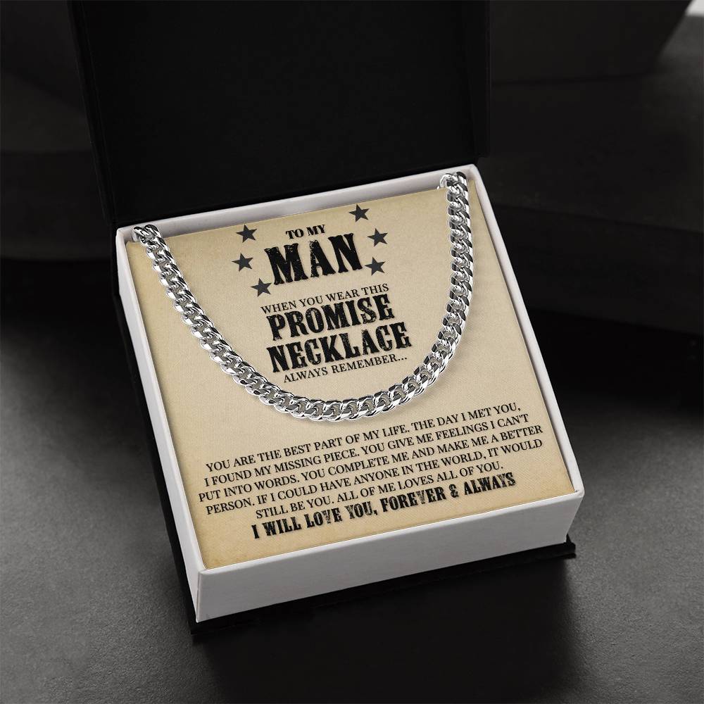 You Are The Best Part Of My Life - Cuban Link Chain Necklac