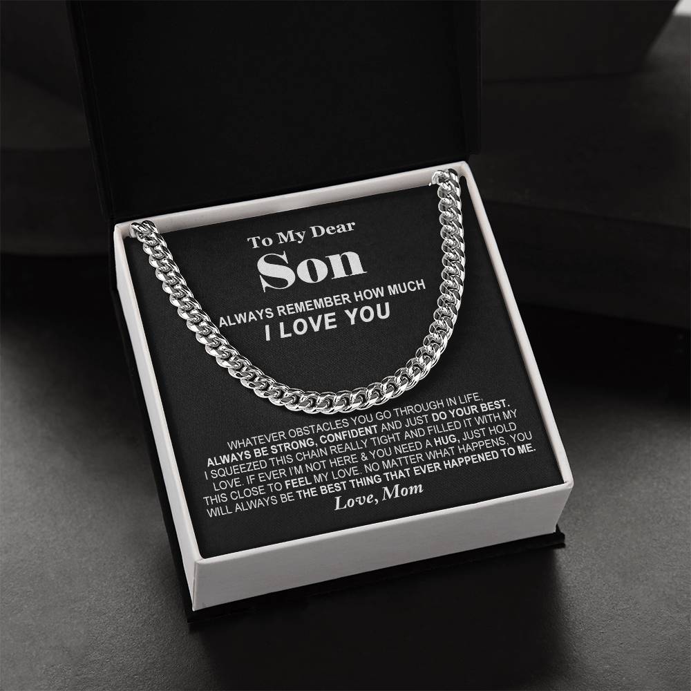 Son - Always Be Strong - Cuban Link Chain