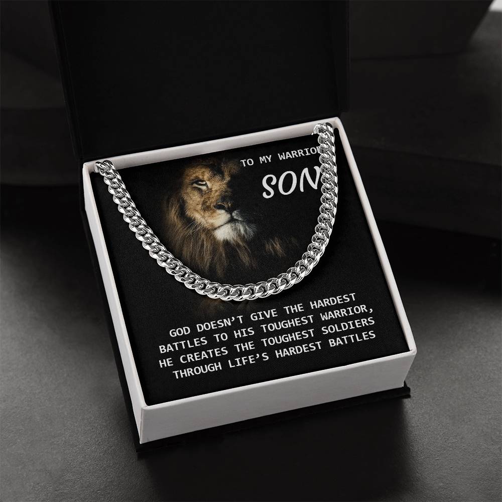 Warrior Son Cuban Link Chain