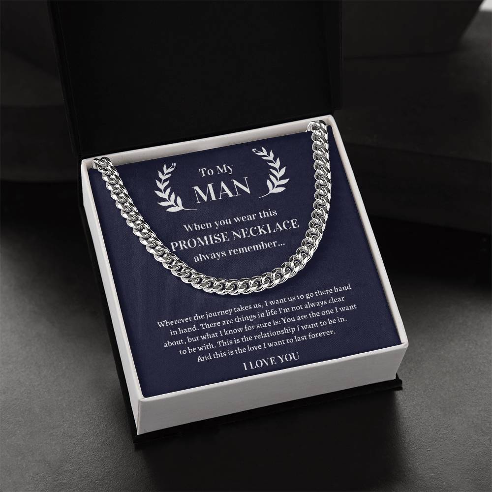 Valentine's Gift For Him Soulmate - This Is The Love I Want To Last Forever Cuban Link Chain