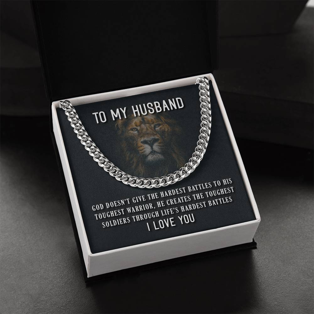 To My Husband ?? ?? Cuban Link Chain Necklace