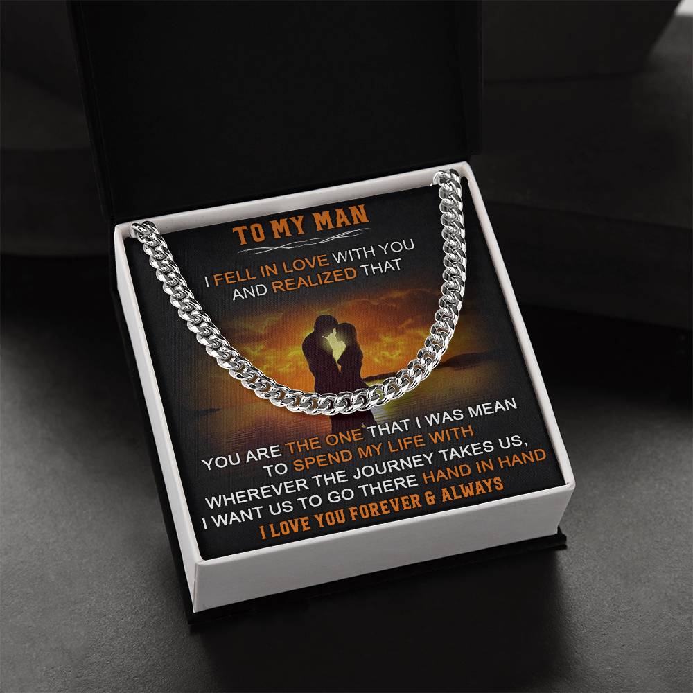 Gift For Your Man - Fell In Love - Cuban Link Cuban Link Chain