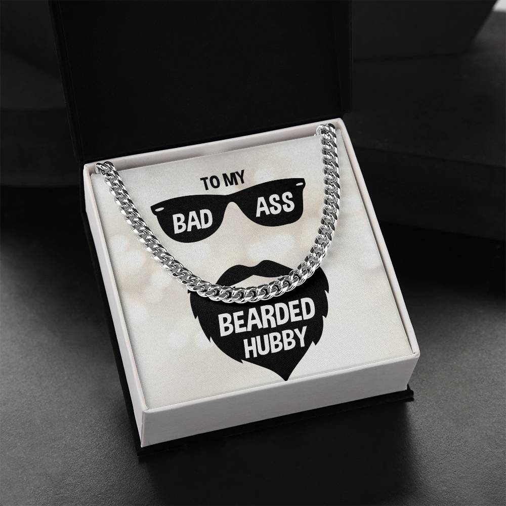 Cuban Link Chain Necklace - Gifts For Him Gifts For Bearded Hubby Birthday Anniversary