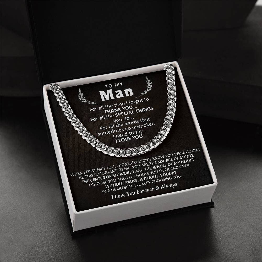 Gift For Your Man - Special Things - Cuban Cuban Link Chain