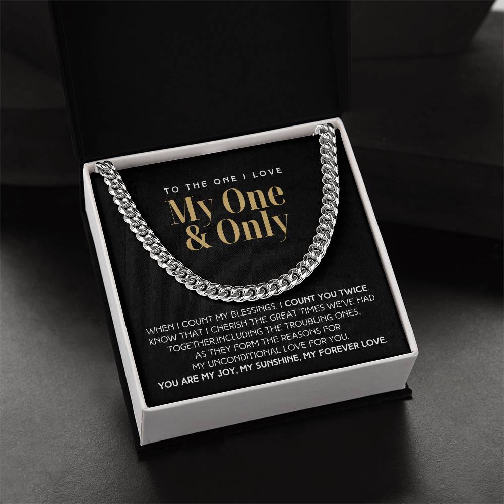 Count You Twice Christmas Gift For Him Link Chain Limited Time Only - Grabs Yours Now! Cuban Link Chain