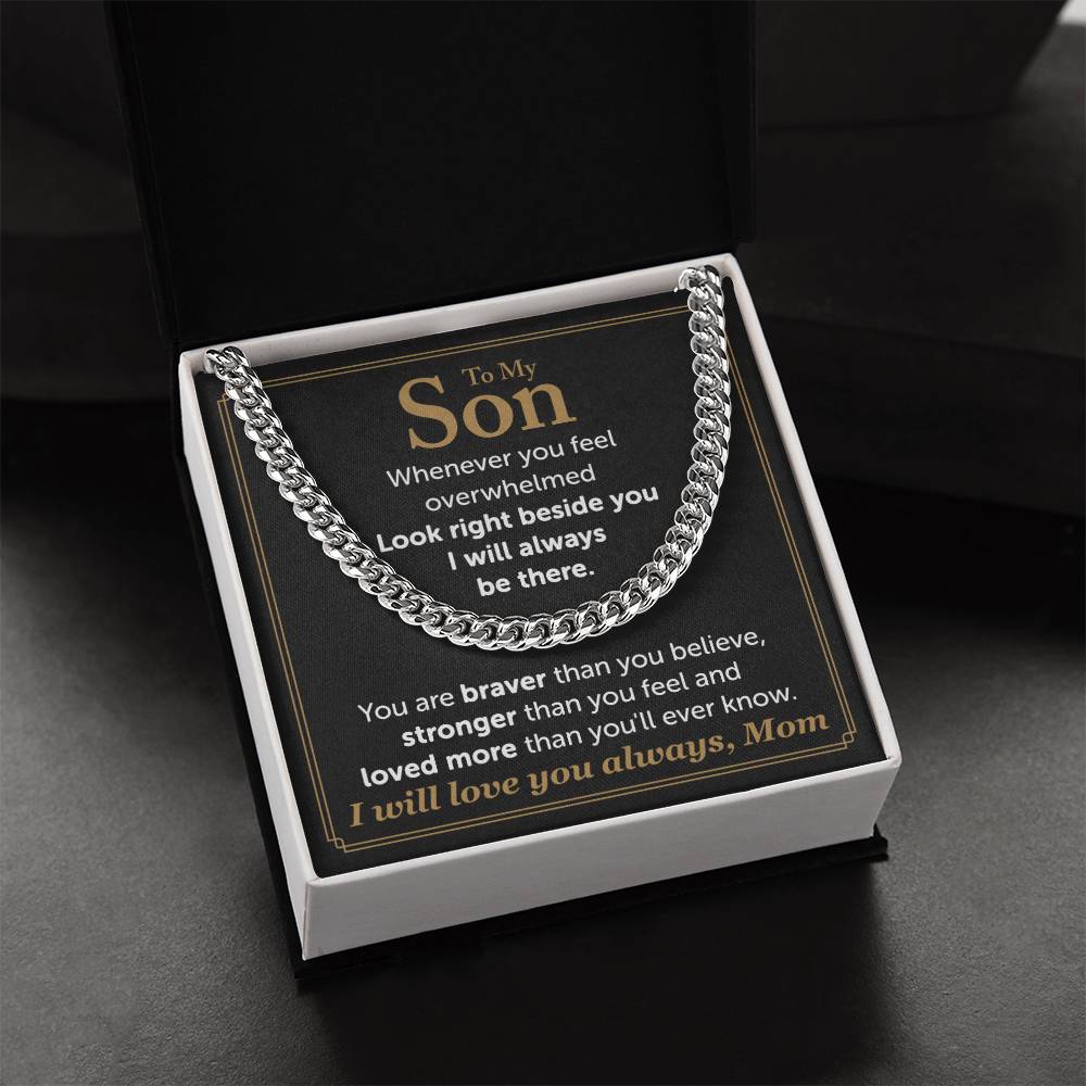 Perfect Gift For Son Cuban Link Chain