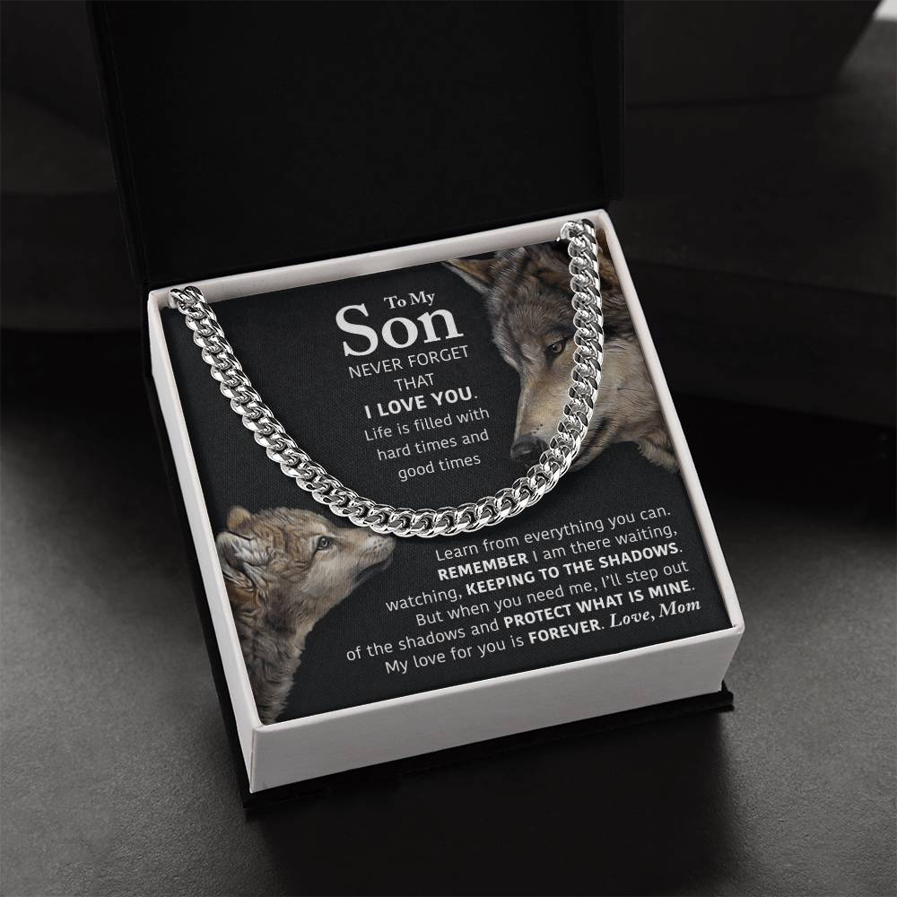 My Son - Keeping To The Shadows Cuban Link Chain