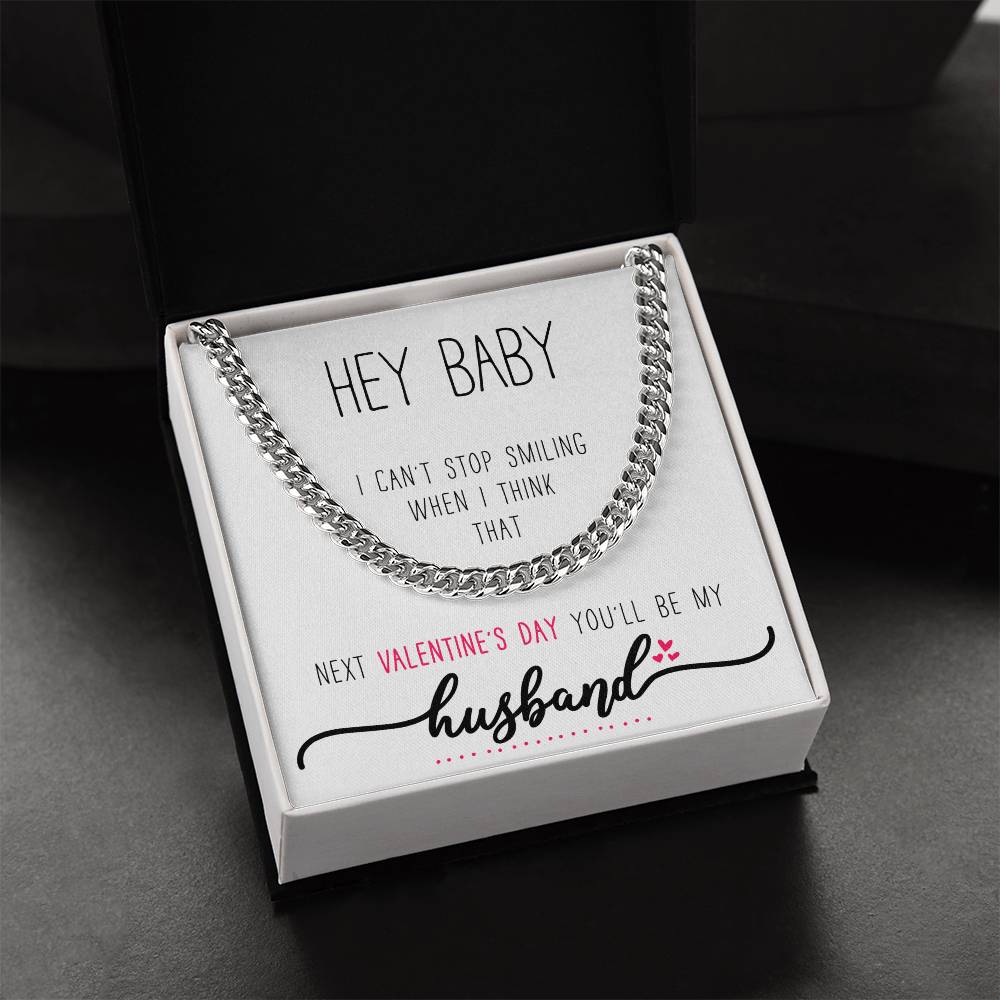 To My Future Husband Promise Necklace Husband To Be Valentines Gifts Wedding Gift For Husband Husband To Be Gifts On W Cuban Link Chain
