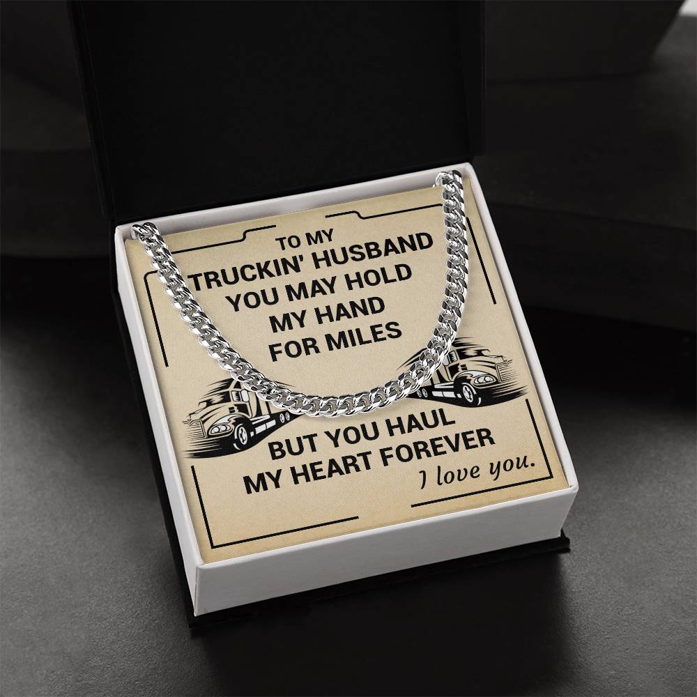 You Haul My Heart Forever Cuban Link Chain