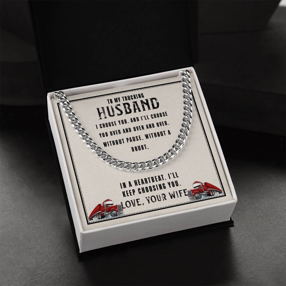 I Choose You Cuban Link Chain