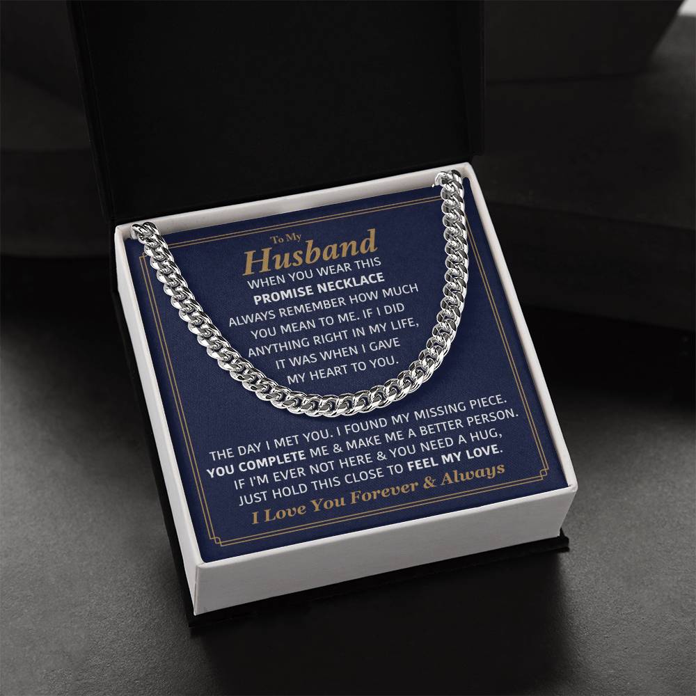 Perfect Gift For Husband Cuban Link Chain