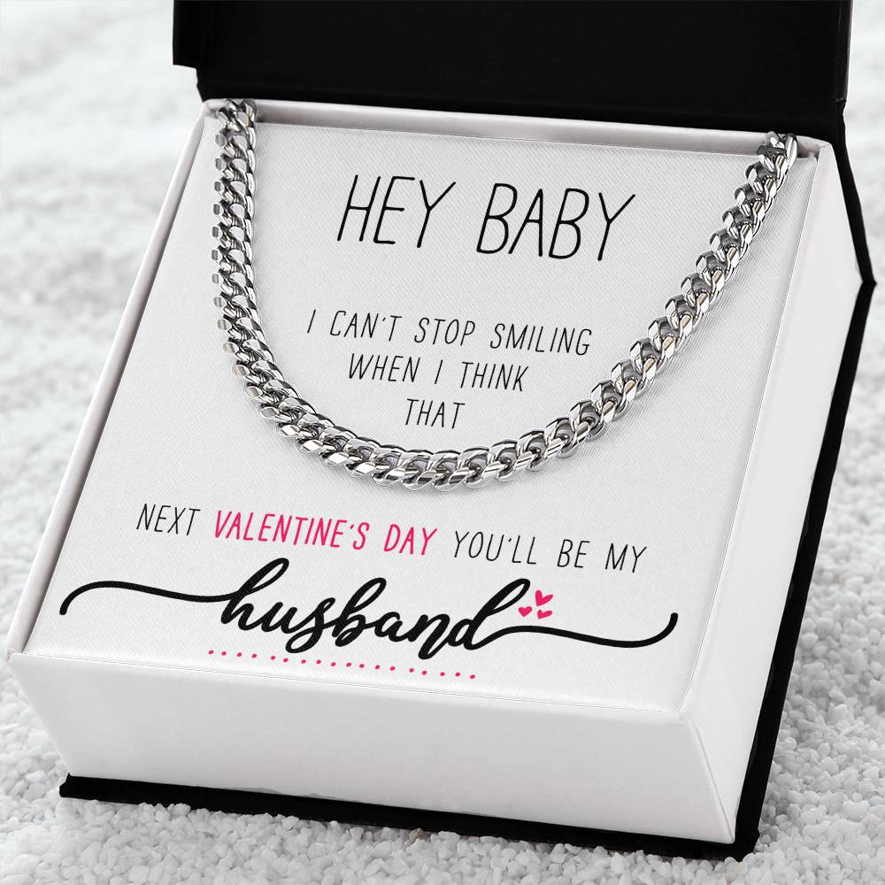 To My Future Husband Promise Necklace Husband To Be Valentines Gifts Wedding Gift For Husband Husband To Be Gifts On W Cuban Link Chain