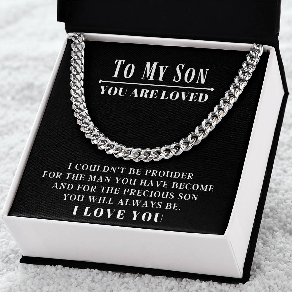 Happy Birthday! Or Just To Say I Love You - Cuban Link Chain Necklace Fs-01