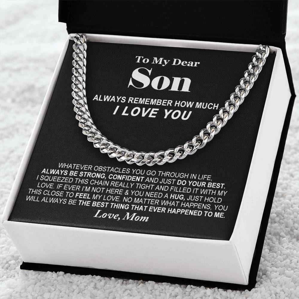 Son - Always Be Strong - Cuban Link Chain