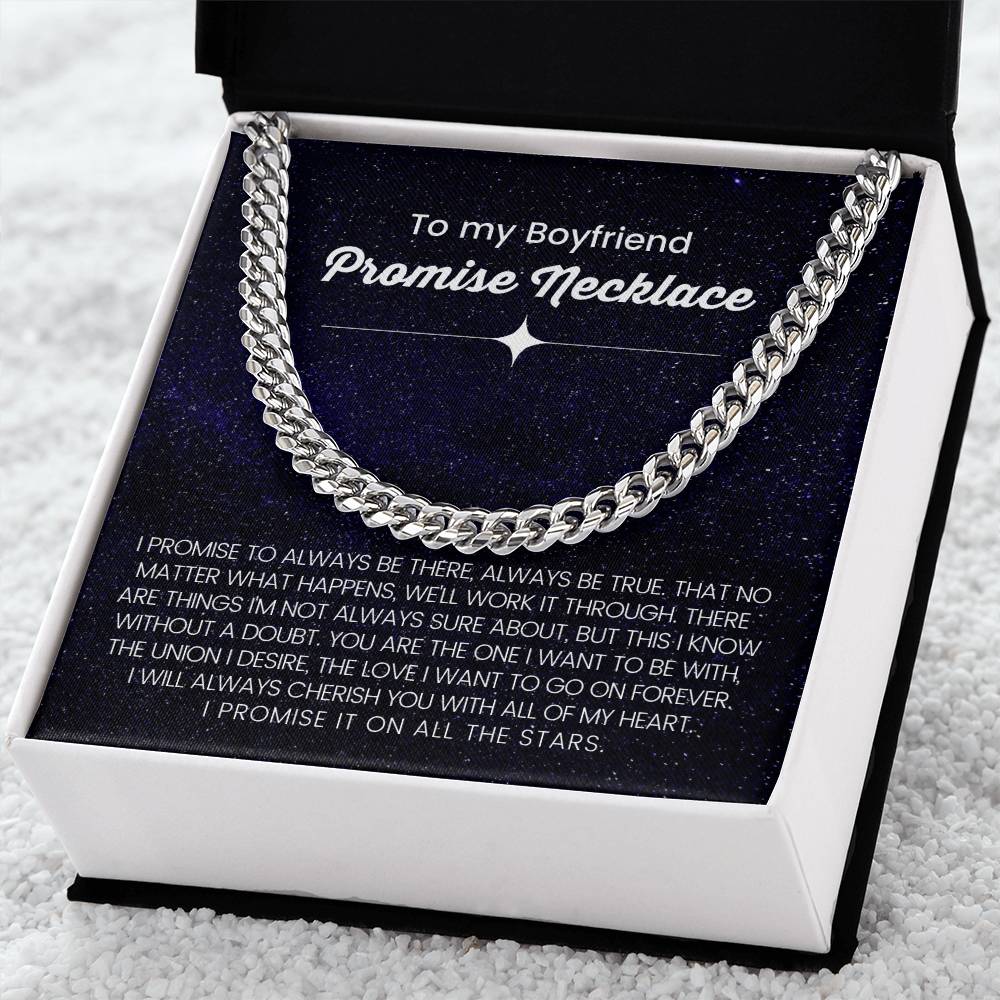 Boyfriend Cuban Chain Link Necklace On All The Stars -Grabs Your Now Cuban Link Chain