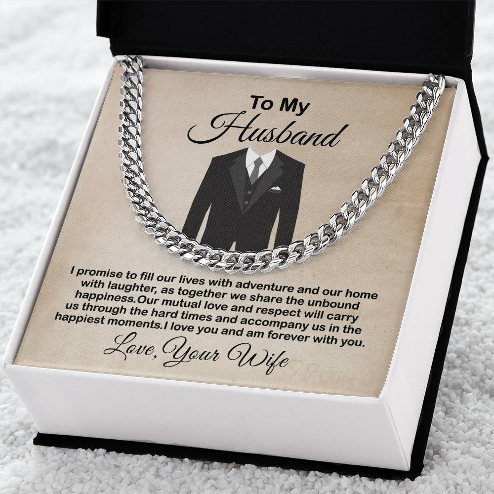 Cuban Chain Gift For Husband Cuban Link Chain