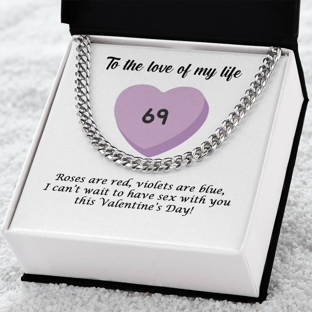 Love Of My Life Cuban Link Chain