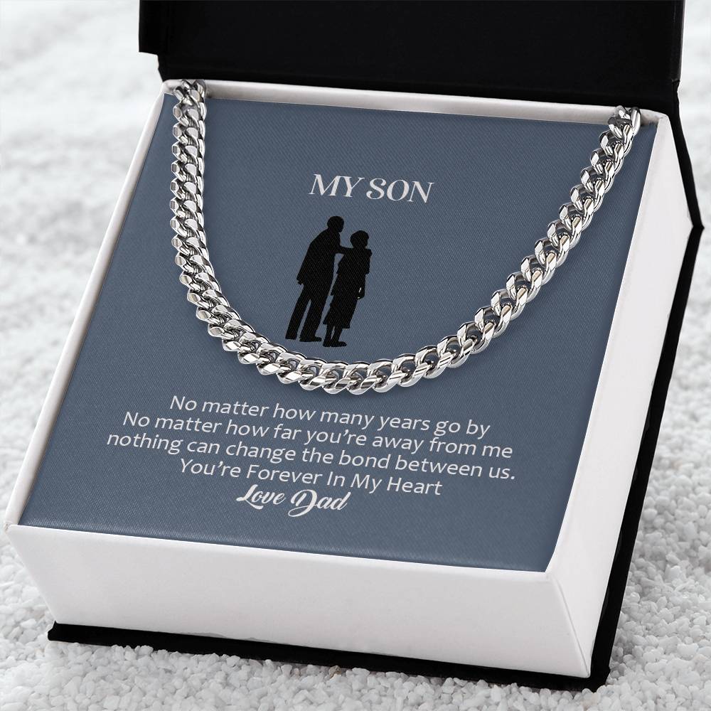 Gift For Son - Cuban Chain Link - Christmas Gift For Son Cuban Link Chain