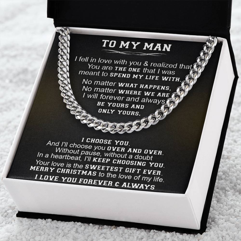 Gift For Your Man - Without Pause - Cuban Link Cuban Link Chain