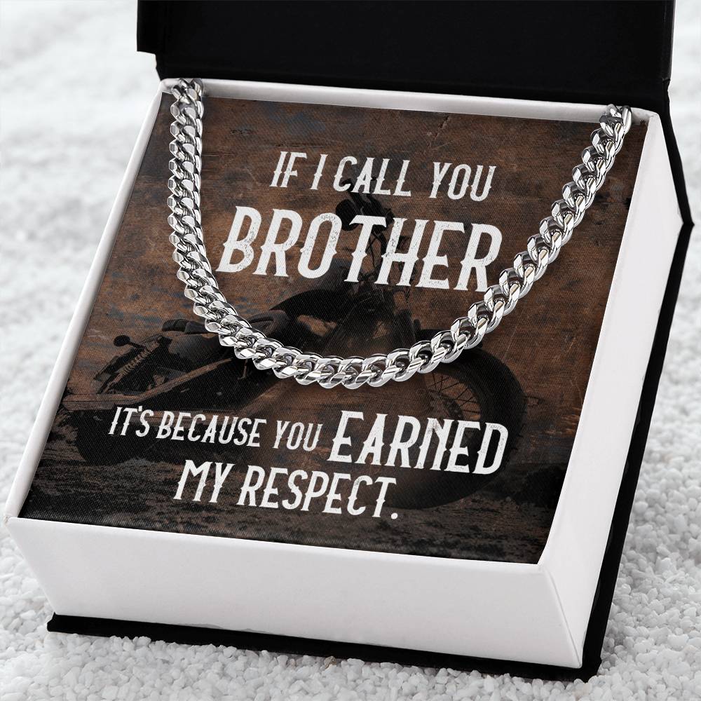 Cuban Chain Necklace For Men Gift For Fellow Biker Motorcycle Rider Gift Necklace Cuban Link Chain Necklace