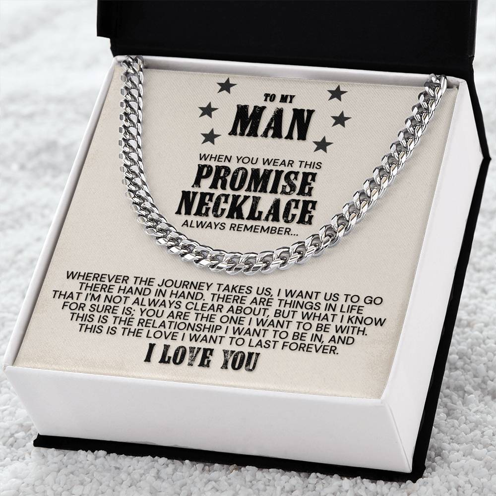 The Promise Necklace - Cuban Link Chain Necklace