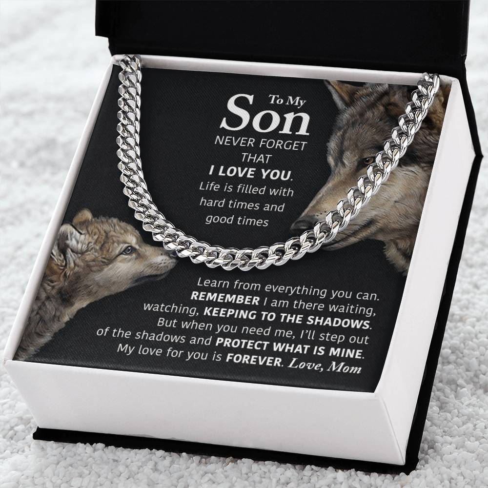 My Son - Keeping To The Shadows Cuban Link Chain