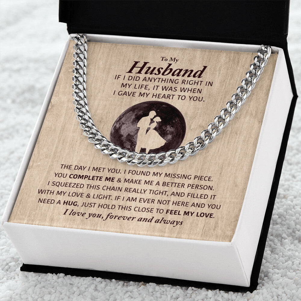 Perfect Gift For Husband Cuban Link Chain