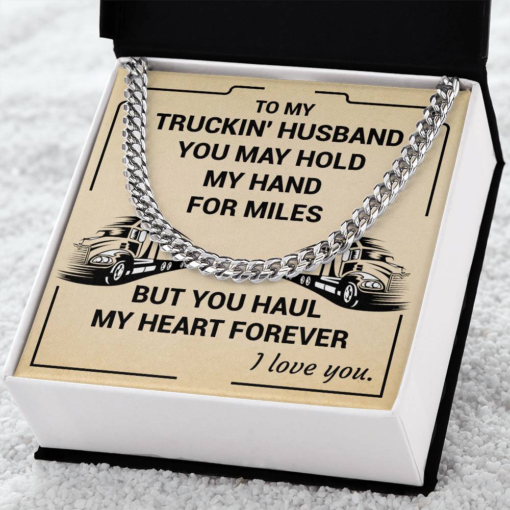 You Haul My Heart Forever Cuban Link Chain