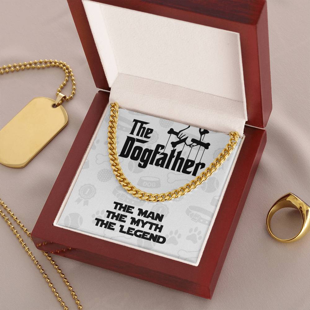 Dog Dad Jewelry For Him Necklace For Men Gifts For Dog Lovers Chains For Men Gifts For Boyfriend Link Chain Gifts From Cuban Link Chain