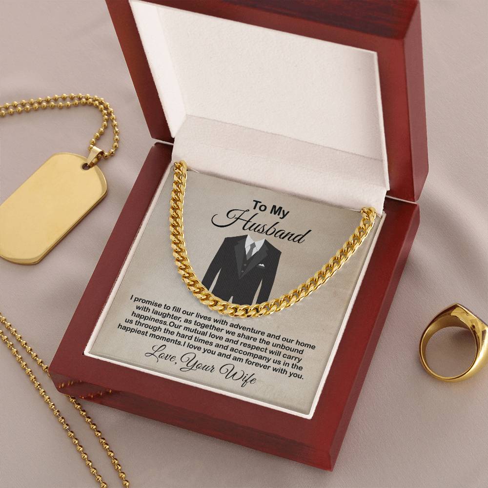 Cuban Chain Gift For Husband Cuban Link Chain