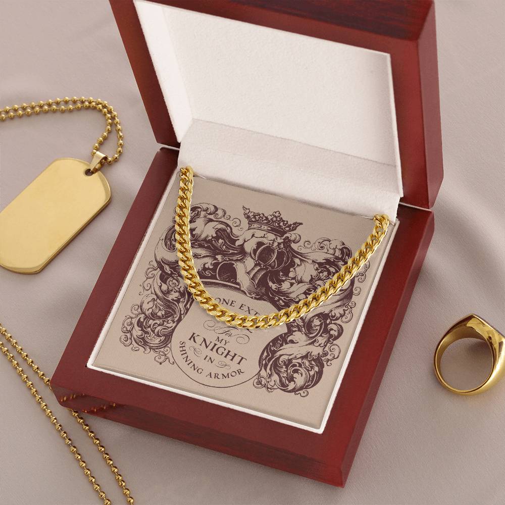 Gift For Army Husband Gift For Police Officer Gift For Militaryboyfriend Cute Romantic Gift For Him Cuban Link Chain