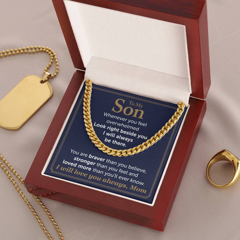 Perfect Gift For Son Cuban Link Chain