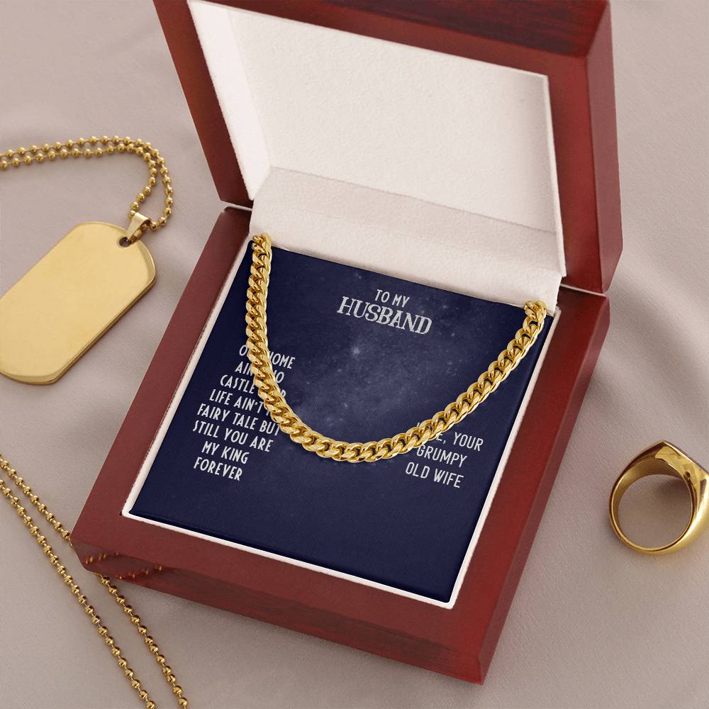 Cuban Link Chain For Husband. Chain Necklace Anniversary Gift For Husband Birthday Gift For Man Gift For Men Chain For