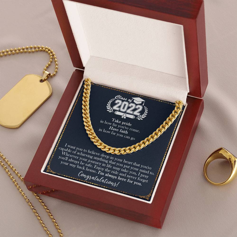 Graduation Gifts For Him Best Graduation Gifts For Guys Graduation Gift High School Boy Graduation Gift College Male G Cuban Link Chain