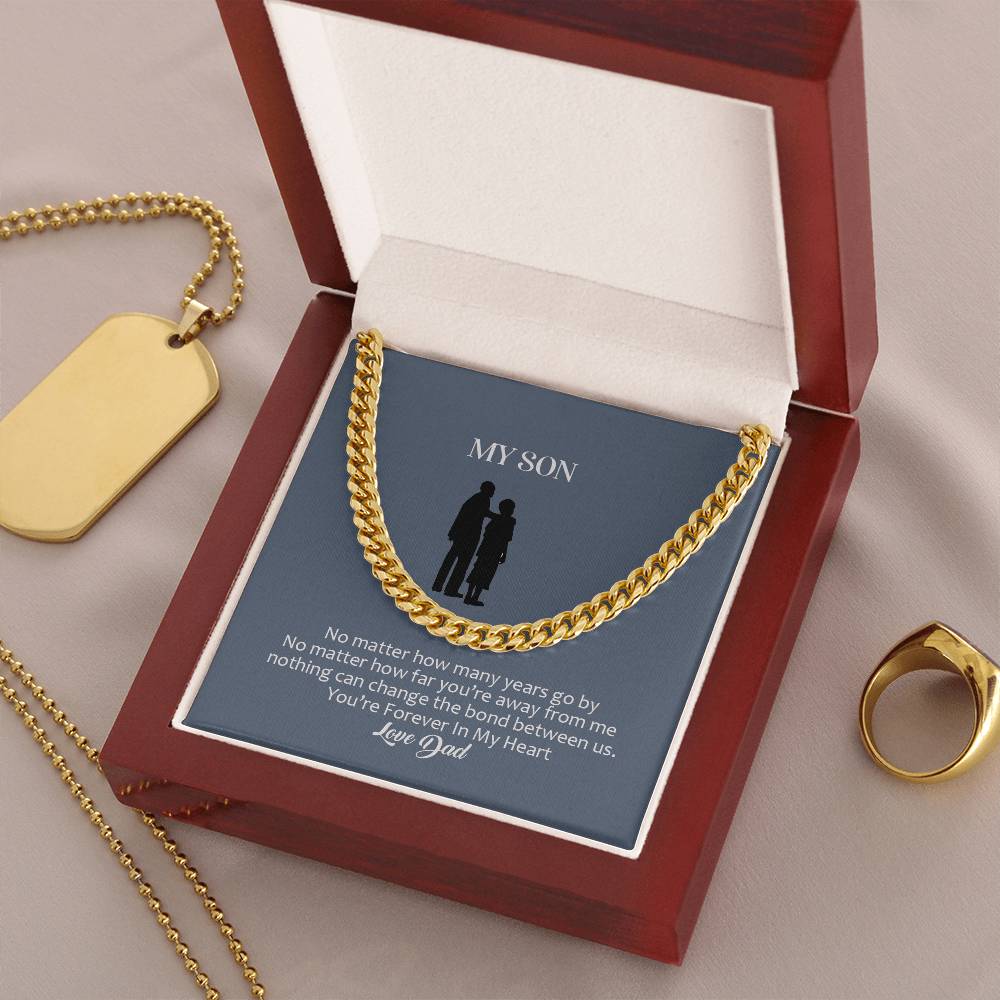 Gift For Son - Cuban Chain Link - Christmas Gift For Son Cuban Link Chain