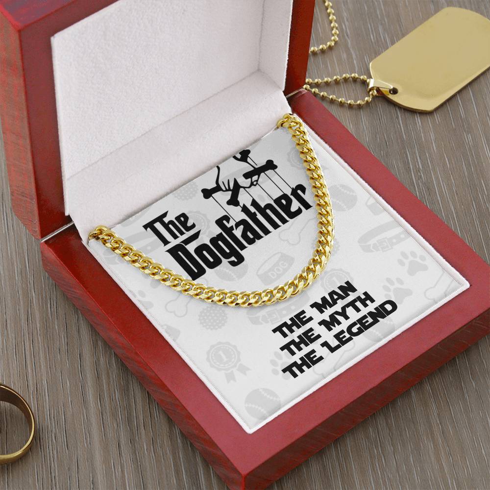 Dog Dad Jewelry For Him Necklace For Men Gifts For Dog Lovers Chains For Men Gifts For Boyfriend Link Chain Gifts From Cuban Link Chain