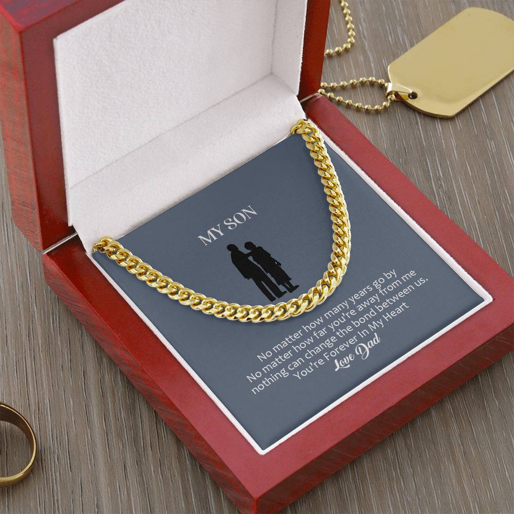 Gift For Son - Cuban Chain Link - Christmas Gift For Son Cuban Link Chain