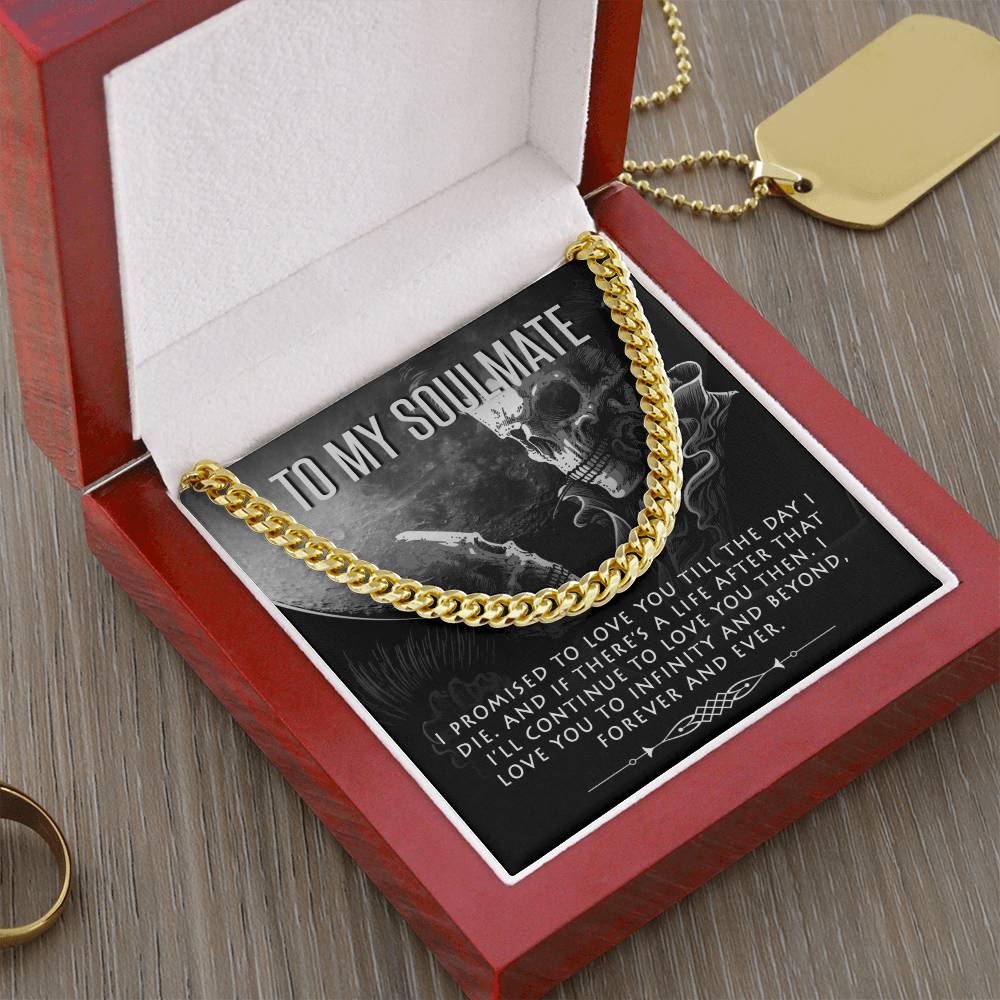 I Love You Till The Day I Die - Necklace Cuban Link Chain