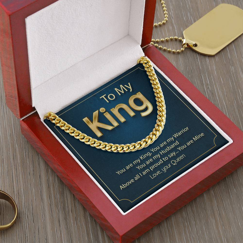 My King - Link Chain Necklace Cuban Link Chain