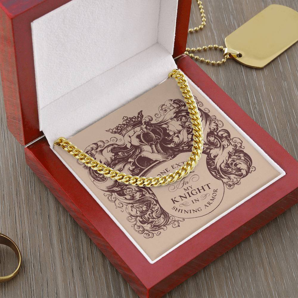 Gift For Army Husband Gift For Police Officer Gift For Militaryboyfriend Cute Romantic Gift For Him Cuban Link Chain